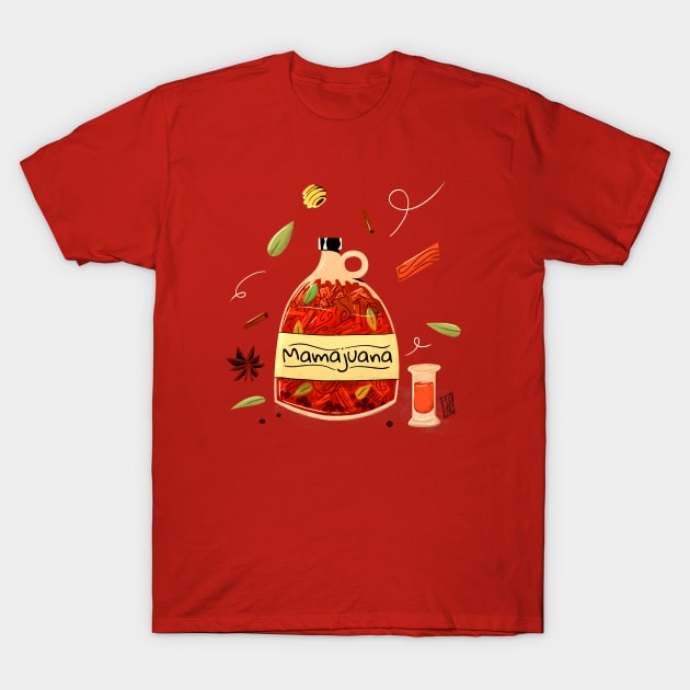 Mamajuana - Dominican Republic Fashion T-Shirt by JosePepinRD